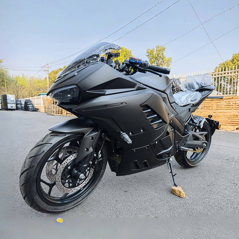 Cross-Border Russian New Model Huoya Jiaolong Electric Motorcycle High-Power Sports Car High-Speed Electric Motorbike Electric Vehicle Factory