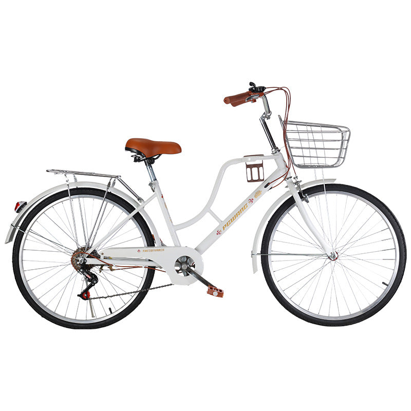 Coffee cart men and women students adult variable speed city fashion commuter light bearing bicycle factory
