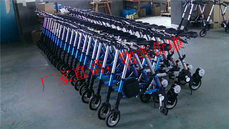 Factory cross-border mountain bike bicycle 8 inch folding bicycle wholesale gift promotion bicycle wholesale