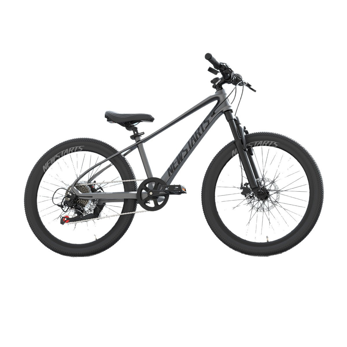 Small Explorer Variable Speed Bicycle for Children 5-18 Years Old Middle School Students Boys and Girls 24 Inch Shock Absorbing Disc Bicycle