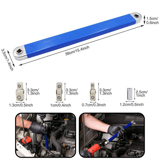 Multi-function extension wrench ratchet extension wrench dual-purpose wrench offset Extension wrench