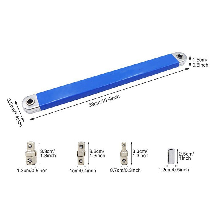 Multi-function extension wrench ratchet extension wrench dual-purpose wrench offset Extension wrench