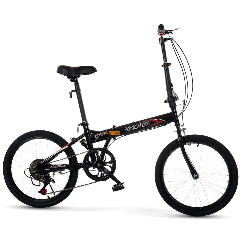 16-inch, 20-inch folding variable speed bicycle female male adult student ultra-light portable folding leisure bicycle