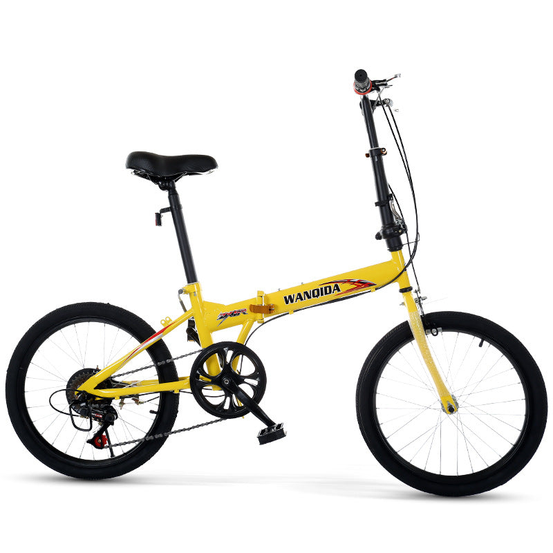 16-inch, 20-inch folding variable speed bicycle female male adult student ultra-light portable folding leisure bicycle