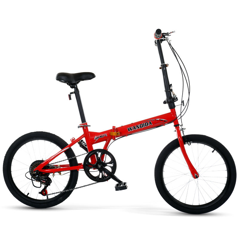 16-inch, 20-inch folding variable speed bicycle female male adult student ultra-light portable folding leisure bicycle