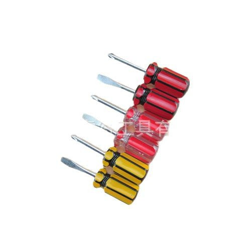 Mini small screwdriver turnip head Phillips screwdriver screwdriver Phillips crystal transparent screwdriver turnip head