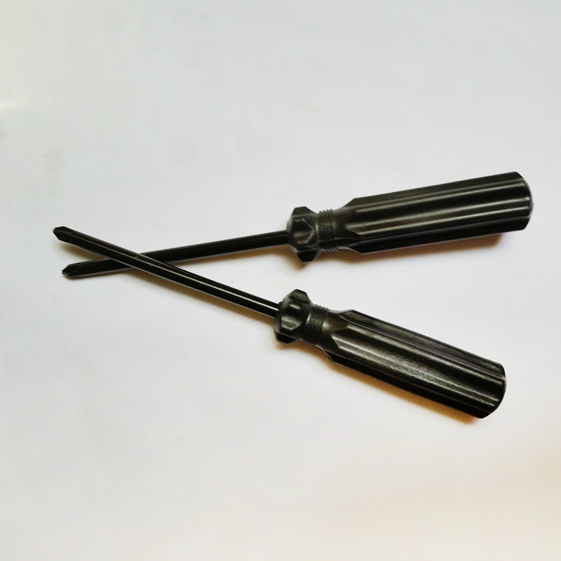 Factory wholesale black handle matching screwdriver 45# steel cross manual single screwdriver matching tool