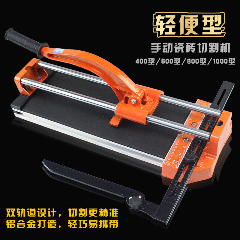 Manual tile cutting machine infrared 400/600/800/1000 floor tile hand push tile cutting machine push knife
