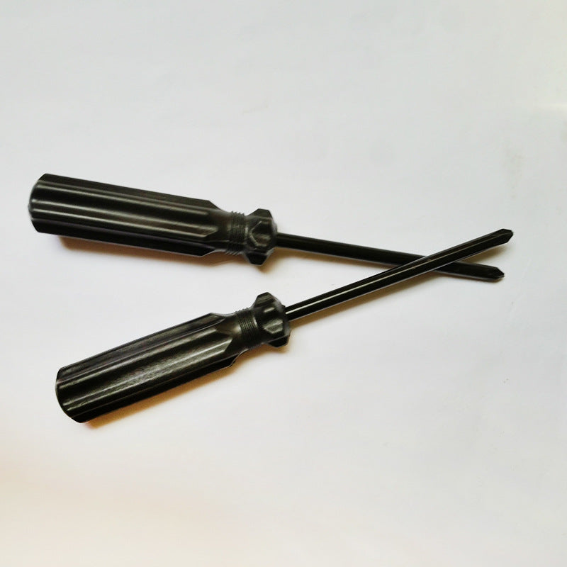 Factory wholesale black handle matching screwdriver 45# steel cross manual single screwdriver matching tool