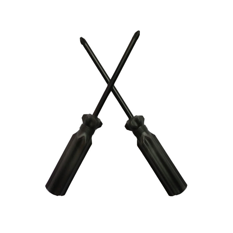 Factory wholesale black handle matching screwdriver 45# steel cross manual single screwdriver matching tool