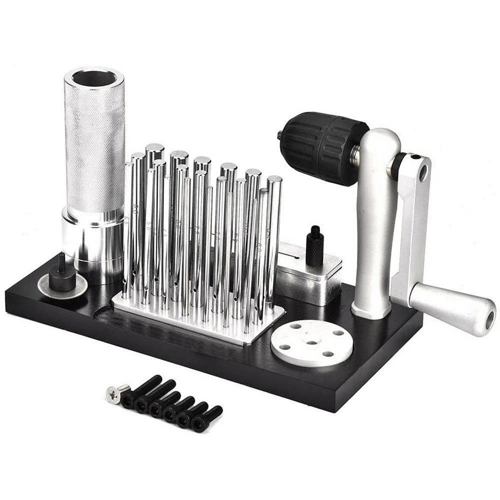 Stainless Steel Wire Drawing Machine Jewelry Necklace Small Hand Rolling Machine Press Plate Machine Jewelry Tools and Equipment