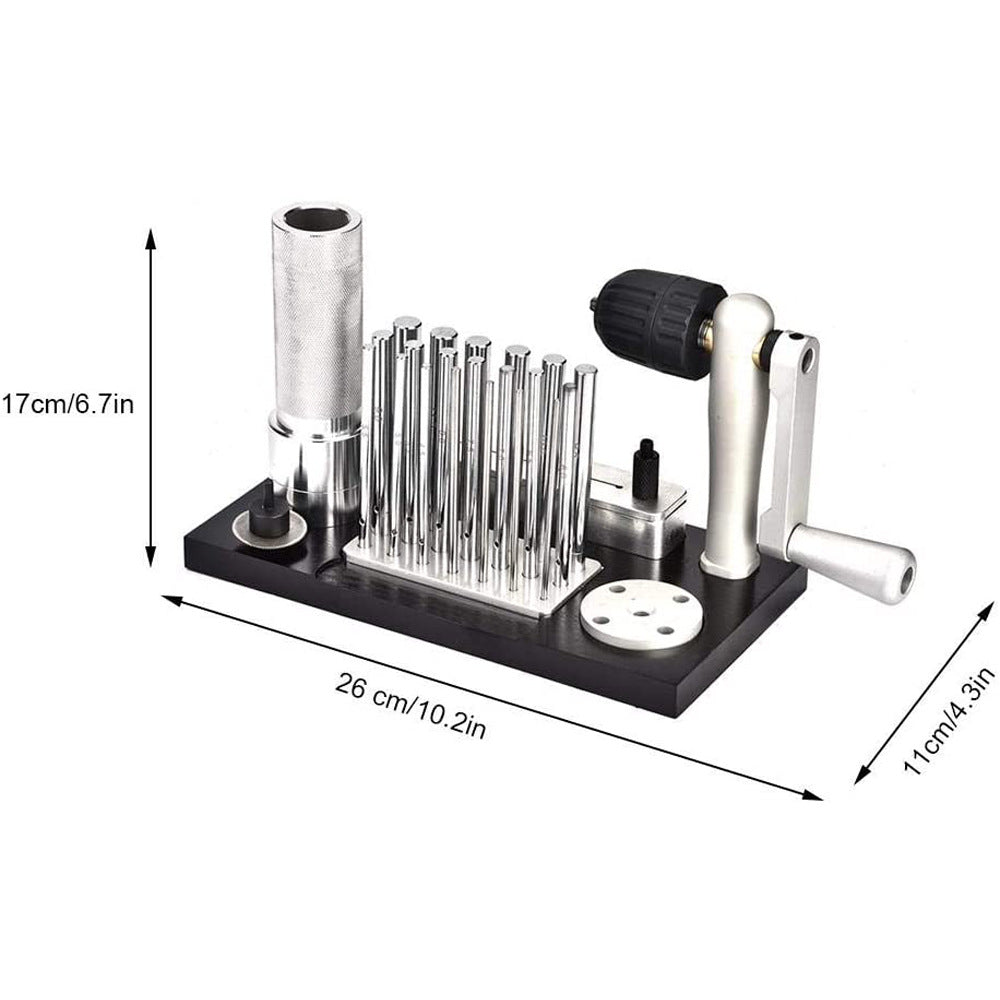 Stainless Steel Wire Drawing Machine Jewelry Necklace Small Hand Rolling Machine Press Plate Machine Jewelry Tools and Equipment