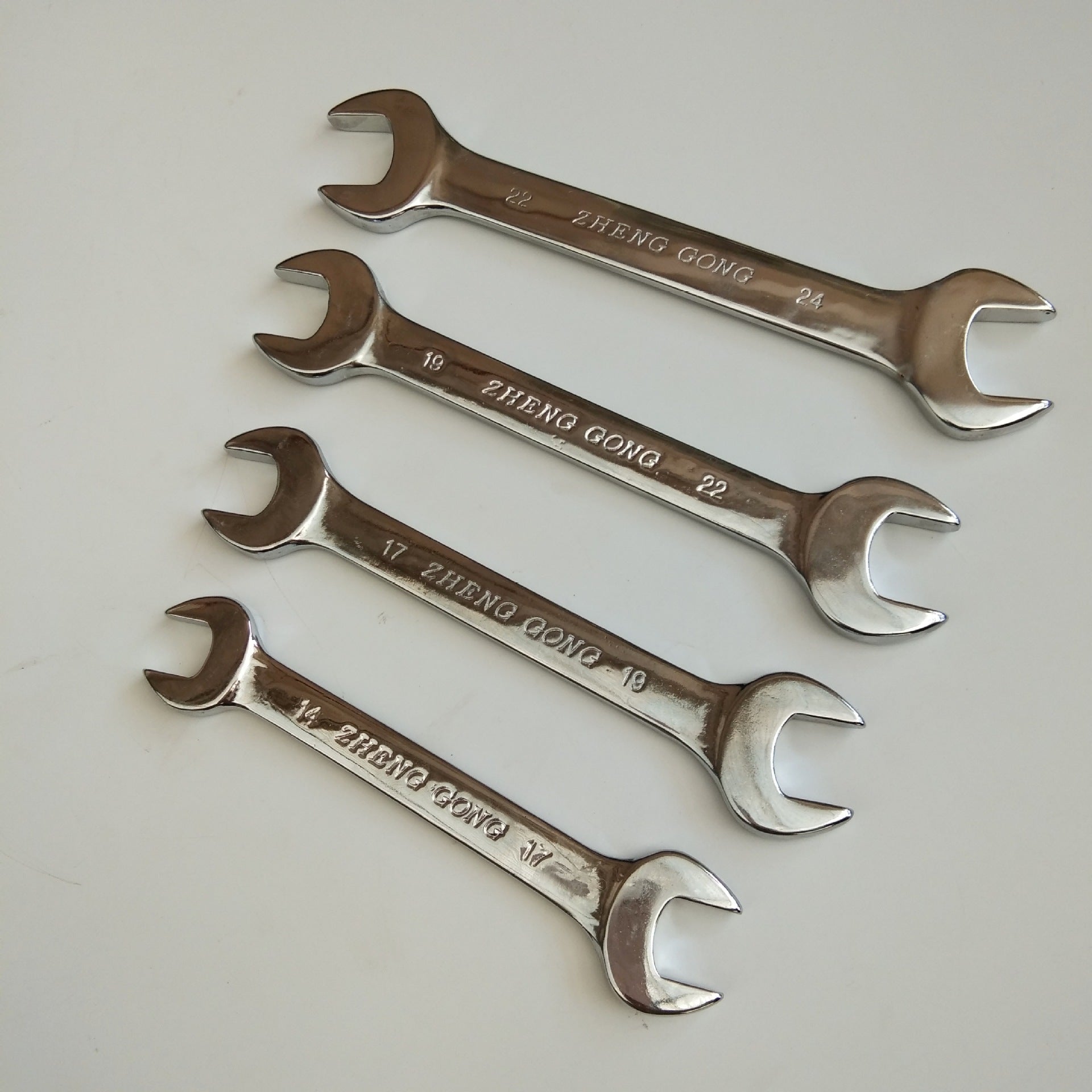 Factory wholesale mirror double-ended wrench open-ended wrench dual-purpose wrench fork wrench Linyi Yuanhong hardware tools