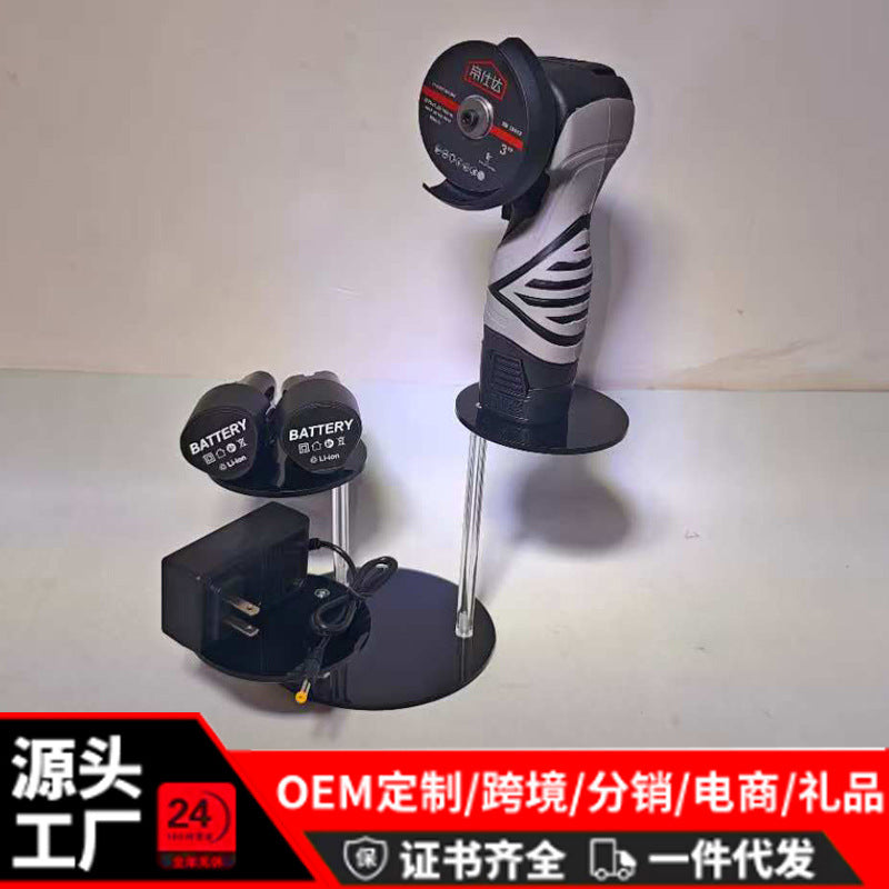16.8V Mini Angle Grinder Small Household Lithium Battery Grinder Grinder Multi-Function Rechargeable Cutting Machine