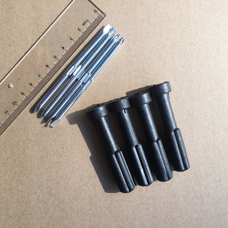 Double-Ended Small Round-Head Screwdriver 2-Inch Dual-Purpose Screwdriver Mini Flathead Phillips Screwdriver Tool