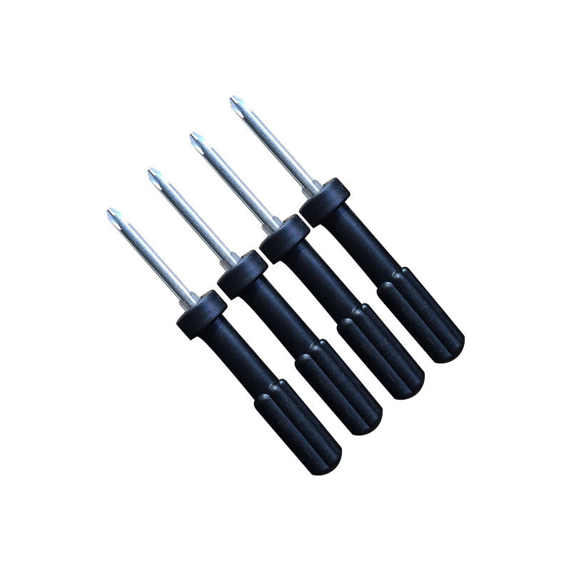 Double-Ended Small Round-Head Screwdriver 2-Inch Dual-Purpose Screwdriver Mini Flathead Phillips Screwdriver Tool