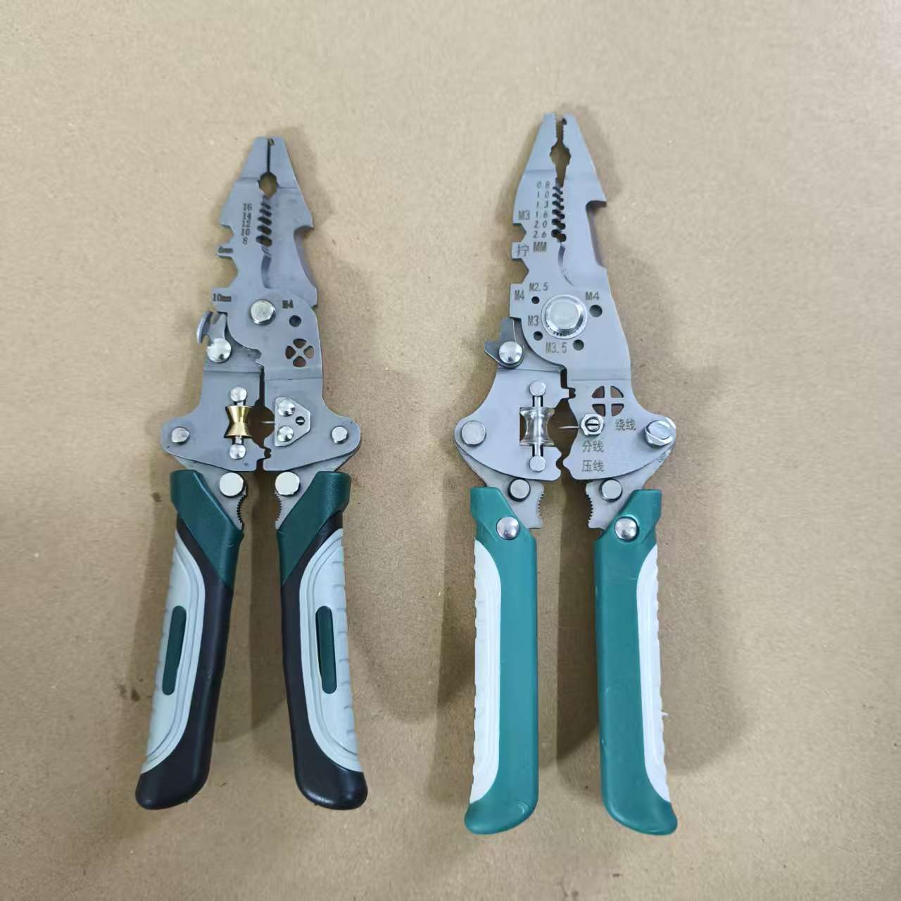 Manufacturer's Multifunctional Wire Stripping Pliers, Electrician's Wire Cutting, Wiring, Wire Pressing and Stripping Pliers, Handheld Foldableable Wire Stripping Pliers