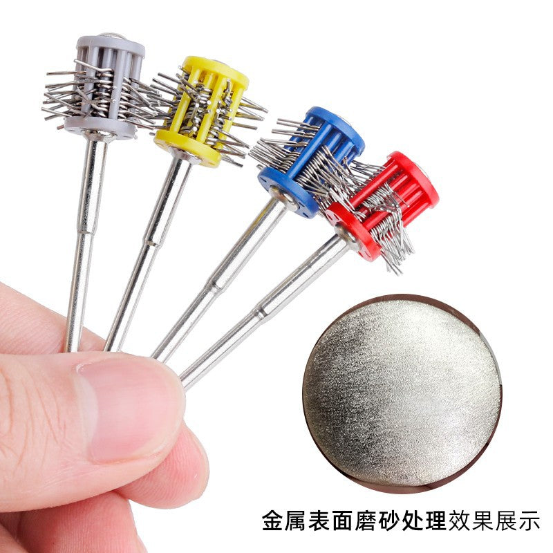 2.35 sand drawing needle with handle/sand making needle with handle/gold and silver surface frosting treatment/jewelry equipment/gold making tool