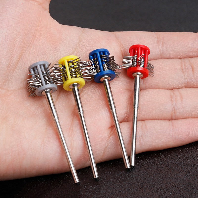 2.35 sand drawing needle with handle/sand making needle with handle/gold and silver surface frosting treatment/jewelry equipment/gold making tool