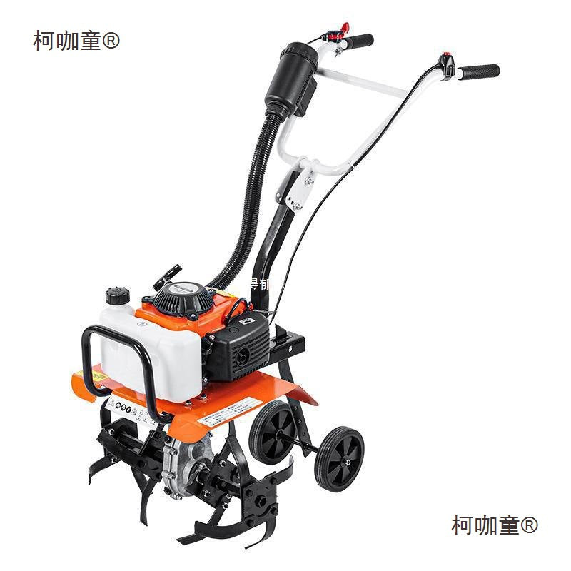 Micro Tillage Machine, Small Agricultural Machine, Soil Trenching and Weeding Machine, Gasoline Hard Soil Agricultural Multi-Functional Household Metabo