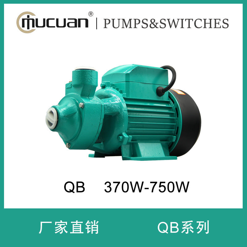Household miniature tap water booster pump centrifugal vortex pump solar water tower booster pump QB60 70 80