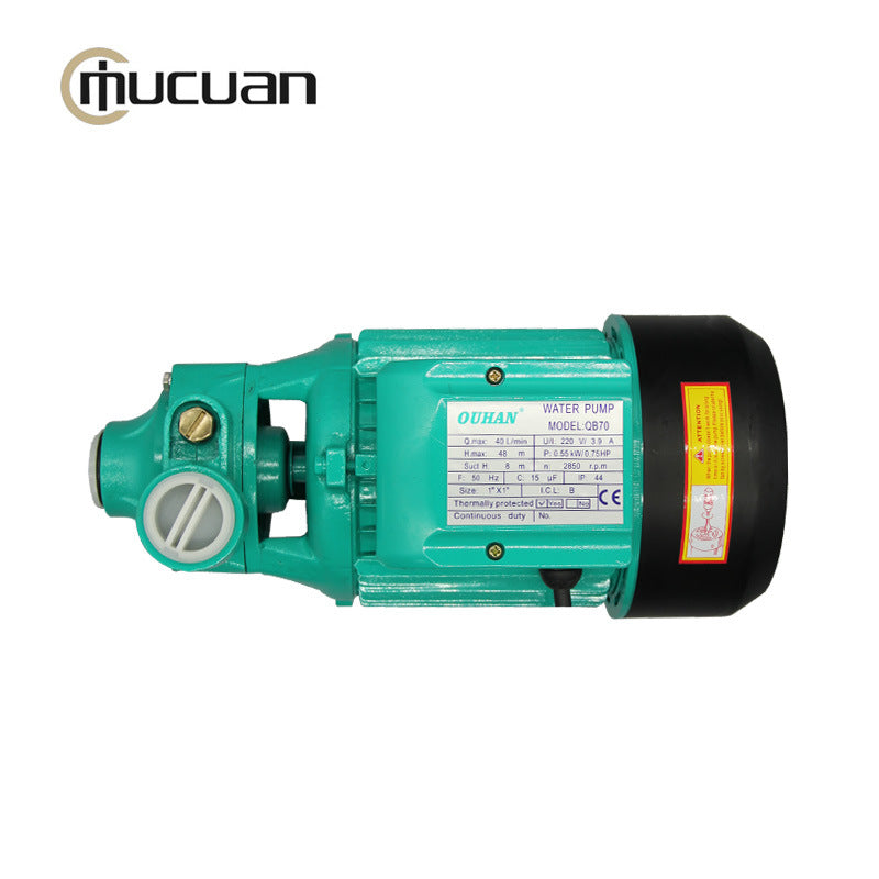 Household miniature tap water booster pump centrifugal vortex pump solar water tower booster pump QB60 70 80