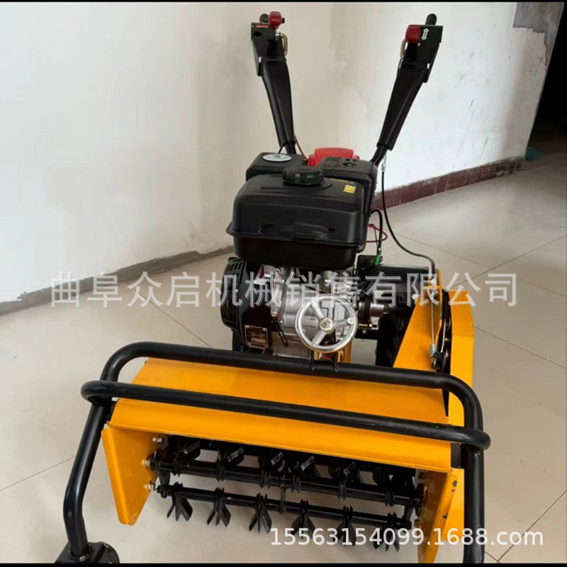 Diesel four-wheel drive micro-tiller gasoline multi-function tiller new small agricultural loose soil ditching high horsepower weeding