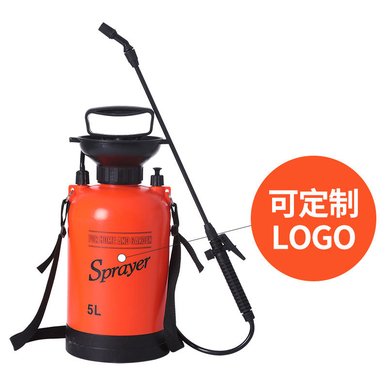 5L Manual Sprayer Household Cleaning and Disinfection Gardening Flowers Watering Shoulder Pressure Spraying Can Pesticide Atomization