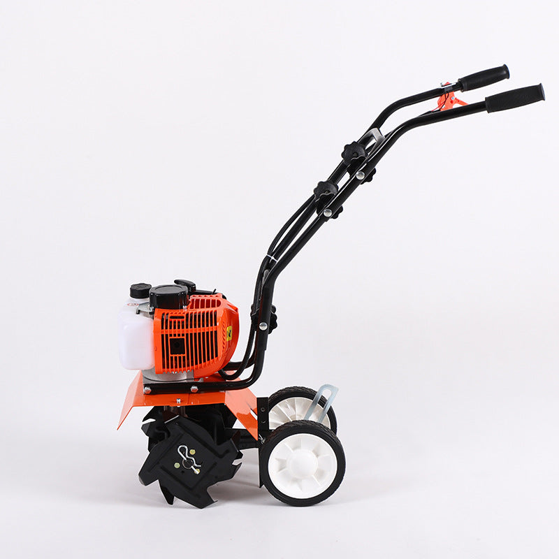 Small Micro Tiller Agricultural Cultivator Multifunctional Micro Tiller Mini Household Rotary Tiller Agricultural Machinery