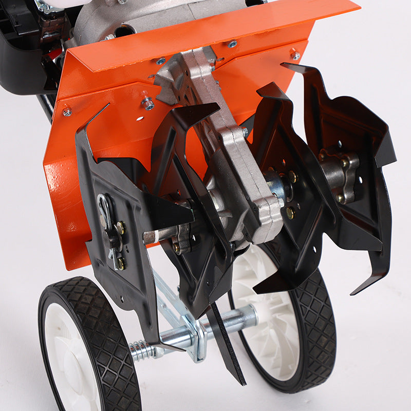 Small Micro Tiller Agricultural Cultivator Multifunctional Micro Tiller Mini Household Rotary Tiller Agricultural Machinery