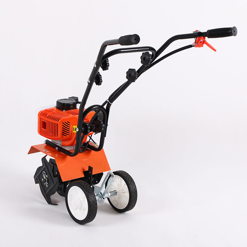 Small Micro Tiller Agricultural Cultivator Multifunctional Micro Tiller Mini Household Rotary Tiller Agricultural Machinery
