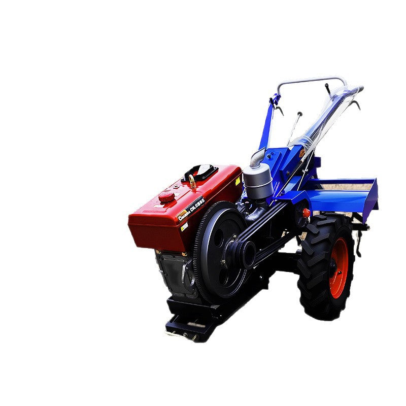 Hand-Held Rotary Tiller Is Used for Small Plots in Orchards and Greenhouses. It Has Great Power for Rotary Tillage, Weeding and Ridging