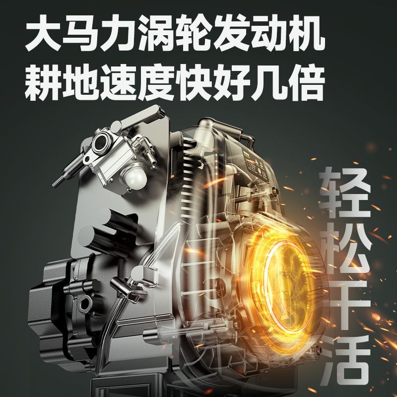 Micro Tillage Machine, Small Household Four-Stroke Multi-Function Rotary Tillage Machine, Gasoline Agricultural Tillage Machine, Land Reclamation Machine Manufacturer