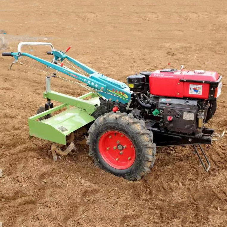Changzhou 121 Chassis 15 Horsepower Hand-Held Tillage and Fertilization Tractor Two-Wheel Weeding and Sowing Hand-Held Tractor