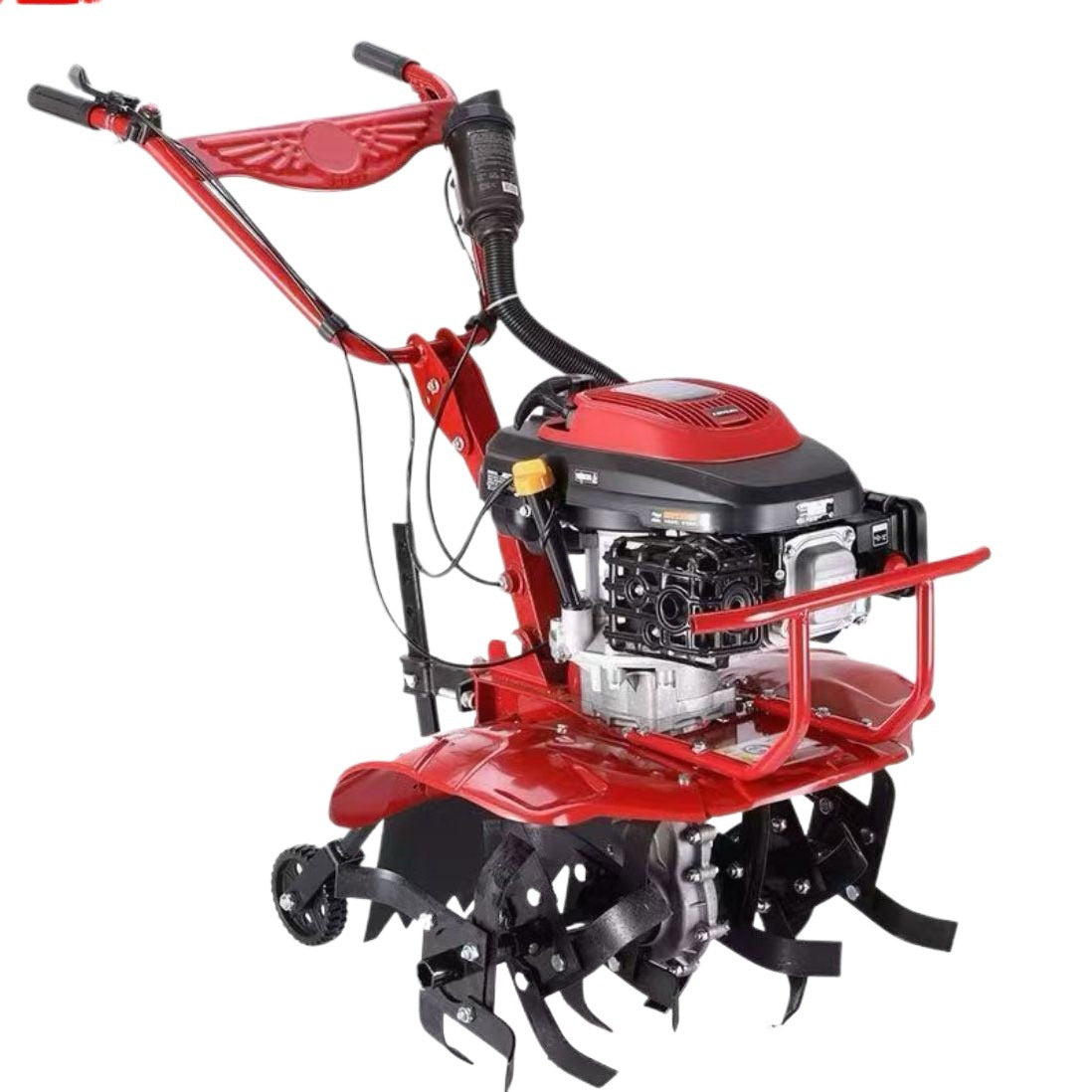 Micro Tillage Machine Four-Stroke Gasoline Small Agricultural New Multi-Functional Soil Loosening, Weeding, Weeding and Trenching Rotary Tillage Cross-Border