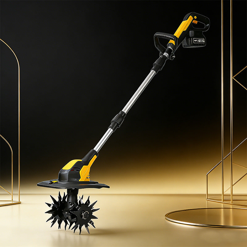 Cross-Border Industrial Handheld Tiller, Small Household Micro-Tiller, Vegetable Field Rotary Tiller, Agricultural Excavator, Agricultural Weeding