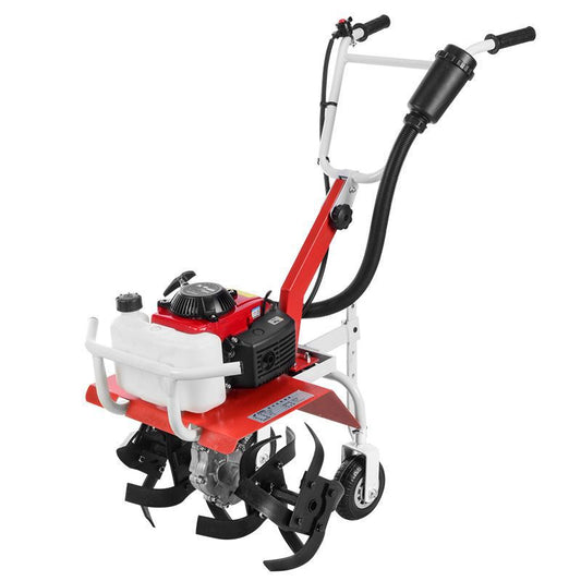 Wuyang Electric Start Micro Tillage Machine Small Gasoline Household Four-Stroke Soil Loosening Paddy Field Weeding Trenching Machine Tillage Rotary Tillage