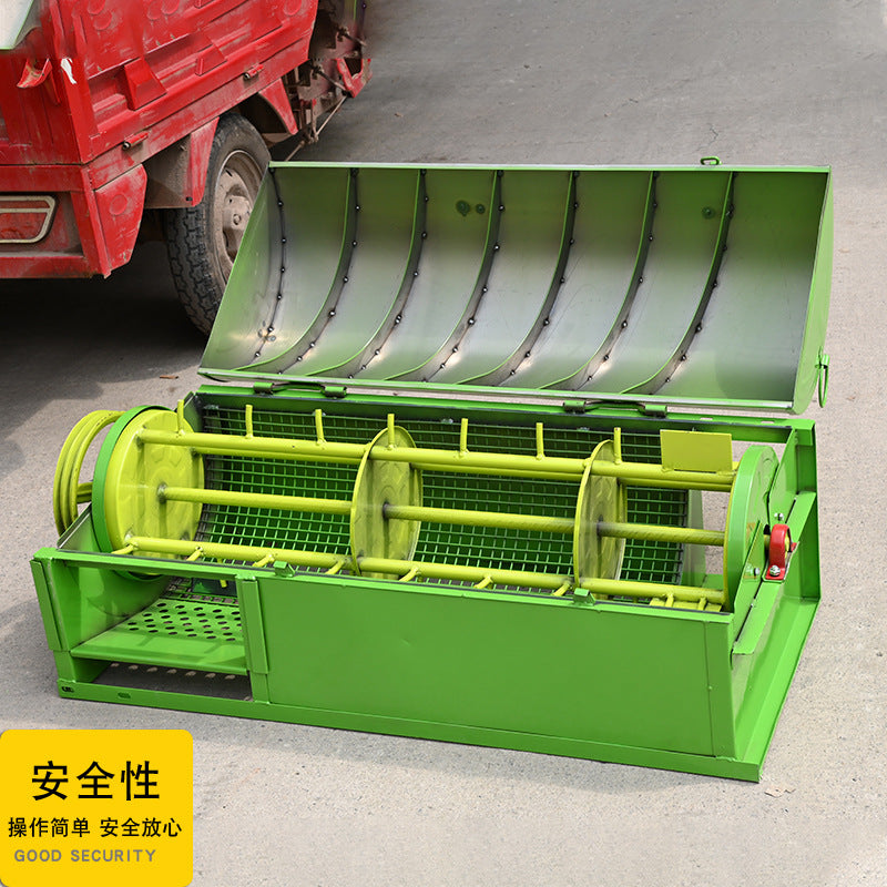 Multifunctional Rice Thresher Full Feed Rice Harvester Agricultural Wheat Beater Household Wheat Rape Thresher