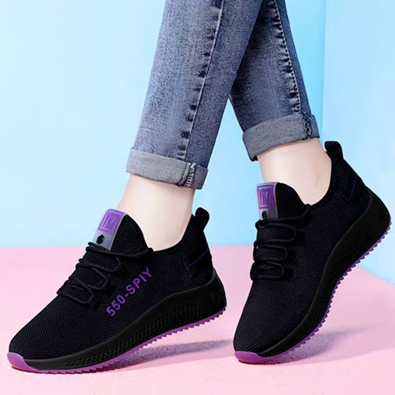 A generation of spring and autumn canvas shoes old Beijing cloth shoes women's soft bottom sneakers breathable casual shoes plus velvet cotton shoes