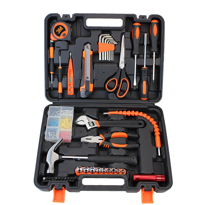 Hardware toolbox set of tools suit hand tools household maintenance gifts wholesale multi-style