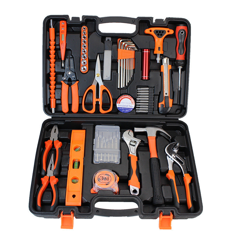 Hardware toolbox set of tools suit hand tools household maintenance gifts wholesale multi-style