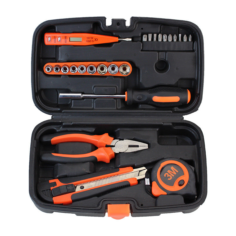 Hardware toolbox set of tools suit hand tools household maintenance gifts wholesale multi-style