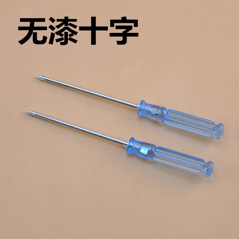Screwdriver Cross Mini Transparent Screwdriver Crystal Magnetic Small Screwdriver