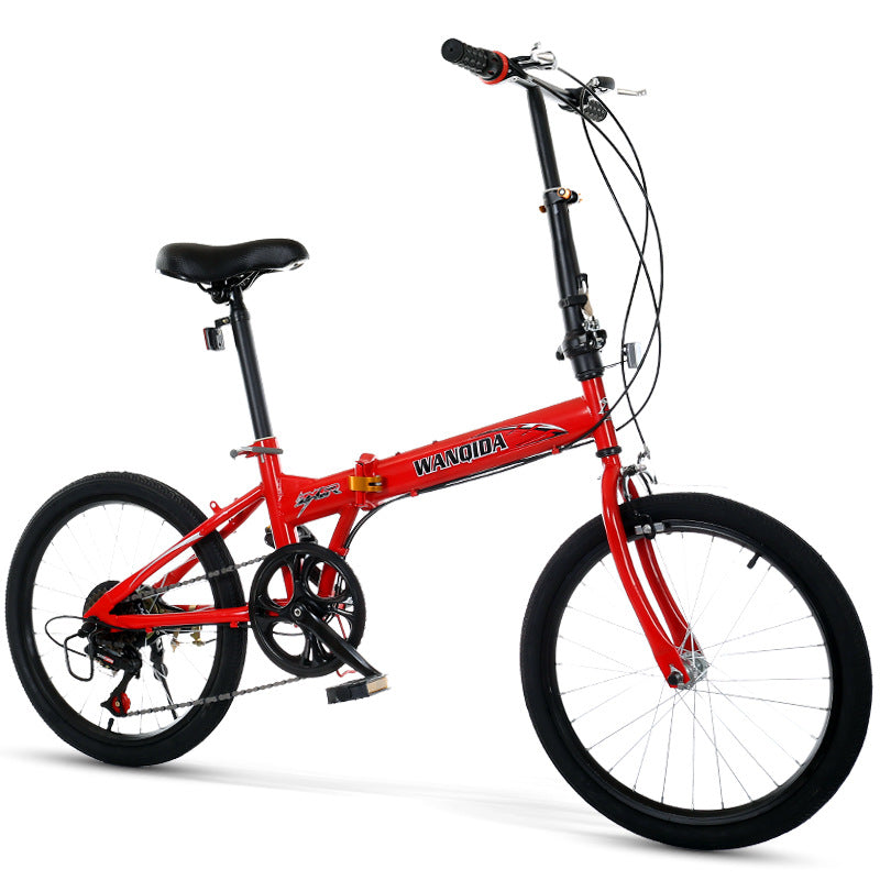16-inch, 20-inch folding variable speed bicycle female male adult student ultra-light portable folding leisure bicycle