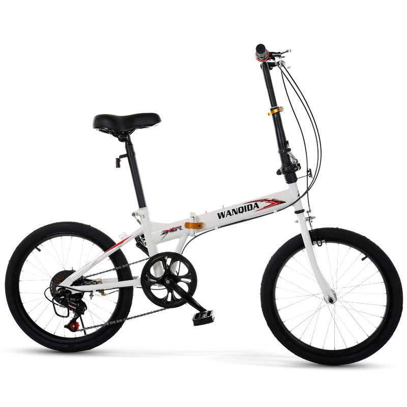 16-inch, 20-inch folding variable speed bicycle female male adult student ultra-light portable folding leisure bicycle