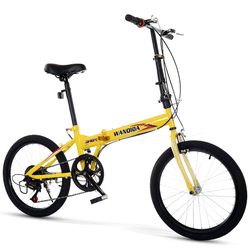 16-inch, 20-inch folding variable speed bicycle female male adult student ultra-light portable folding leisure bicycle