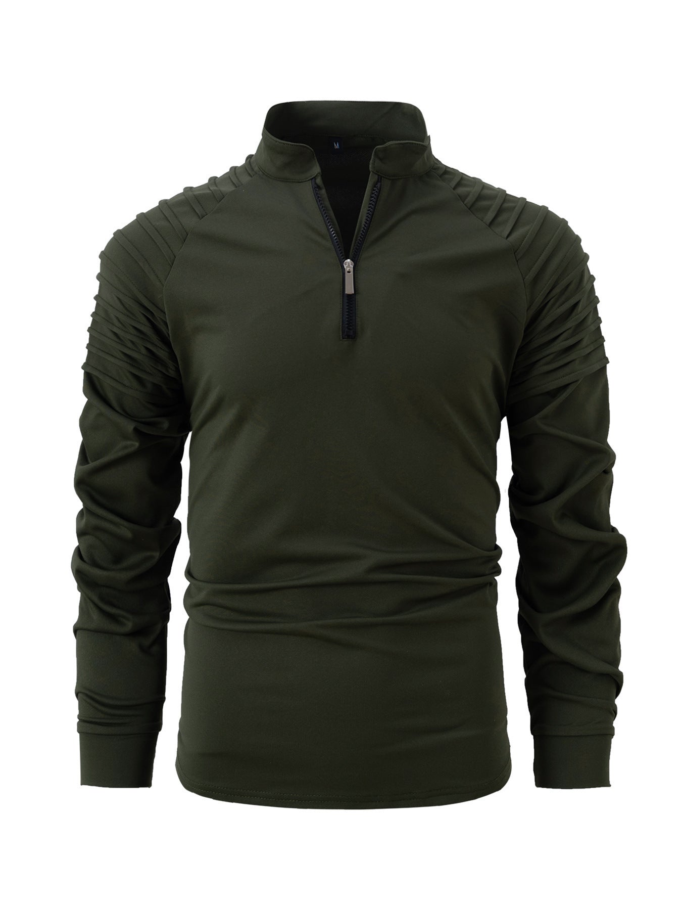 Spring And Autumn Men's POLO Zipper Sports Polo Shirt