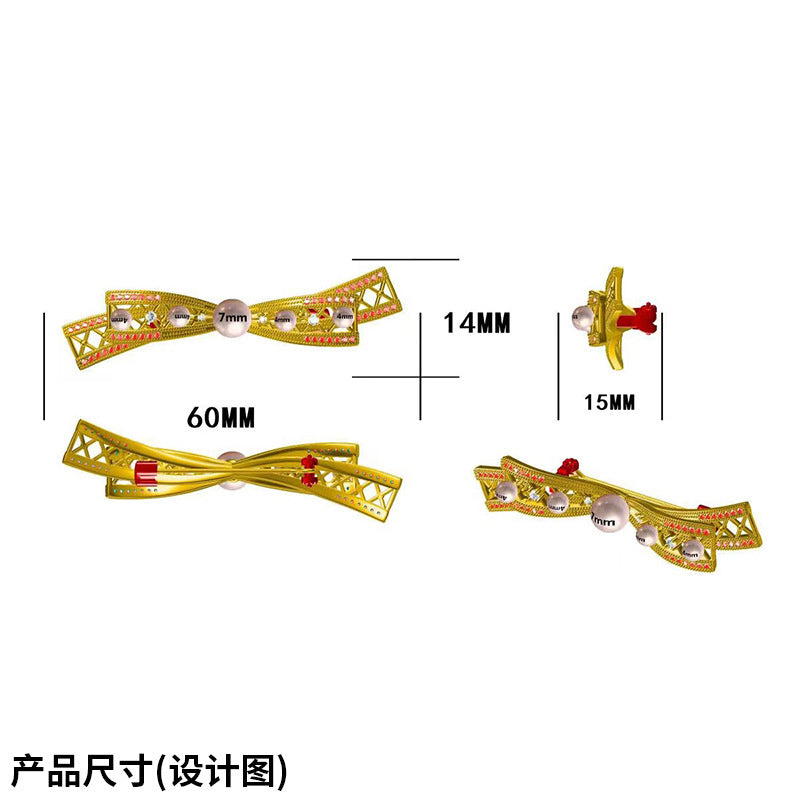 Chanel-style Bow Multi-pearl Brooch For Women