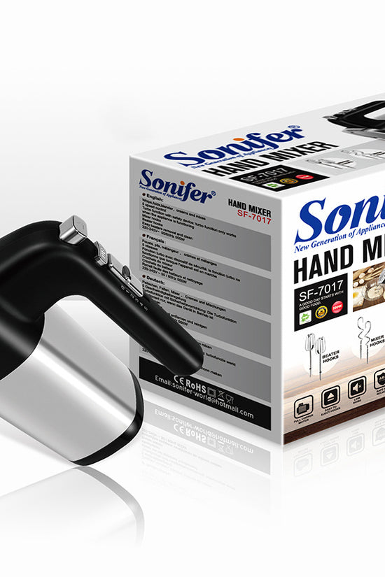 5 Speeds 500W High Power Electric Food Mixer Hand Blender Dough Blender Egg Beater Hand Mixer For Kitchen 220V