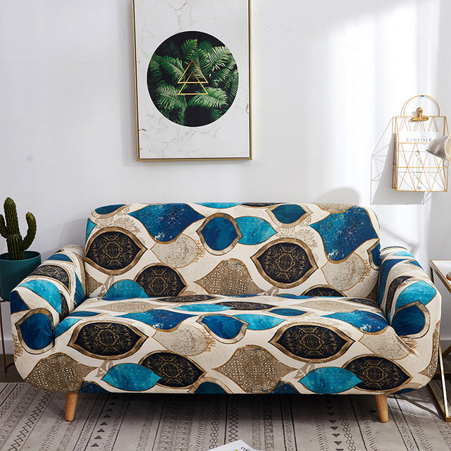 Printed sofa cushion sofa cover sofa cover